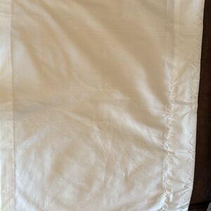 White Curtain valance from target